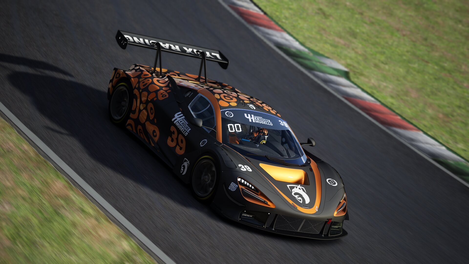 Lynx Racing McLaren 720s GT3 racing in the 4 Hours of Mugello